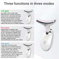 FACE & NECK LIFTING DEVICE WITH EMS & LED