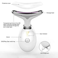 FACE & NECK LIFTING DEVICE WITH EMS & LED