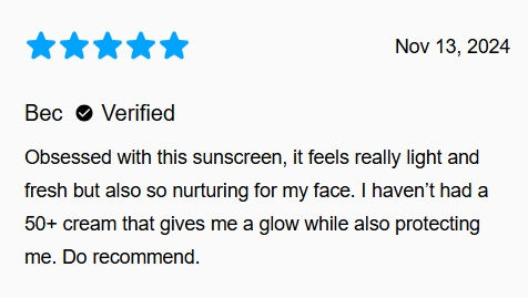 SPF DAILY MOISTURISER 50+ TAN 110gm