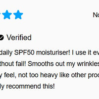 SPF DAILY MOISTURISER 50+ TAN 110gm