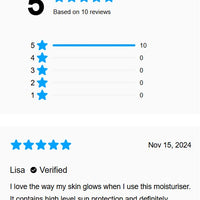 SPF DAILY MOISTURISER 50+ TAN 110gm