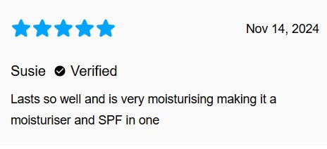 SPF DAILY MOISTURISER 50+ TAN 110gm